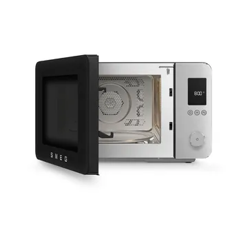 Smeg mikrobølgeovn med varmluft - Sort - Smeg