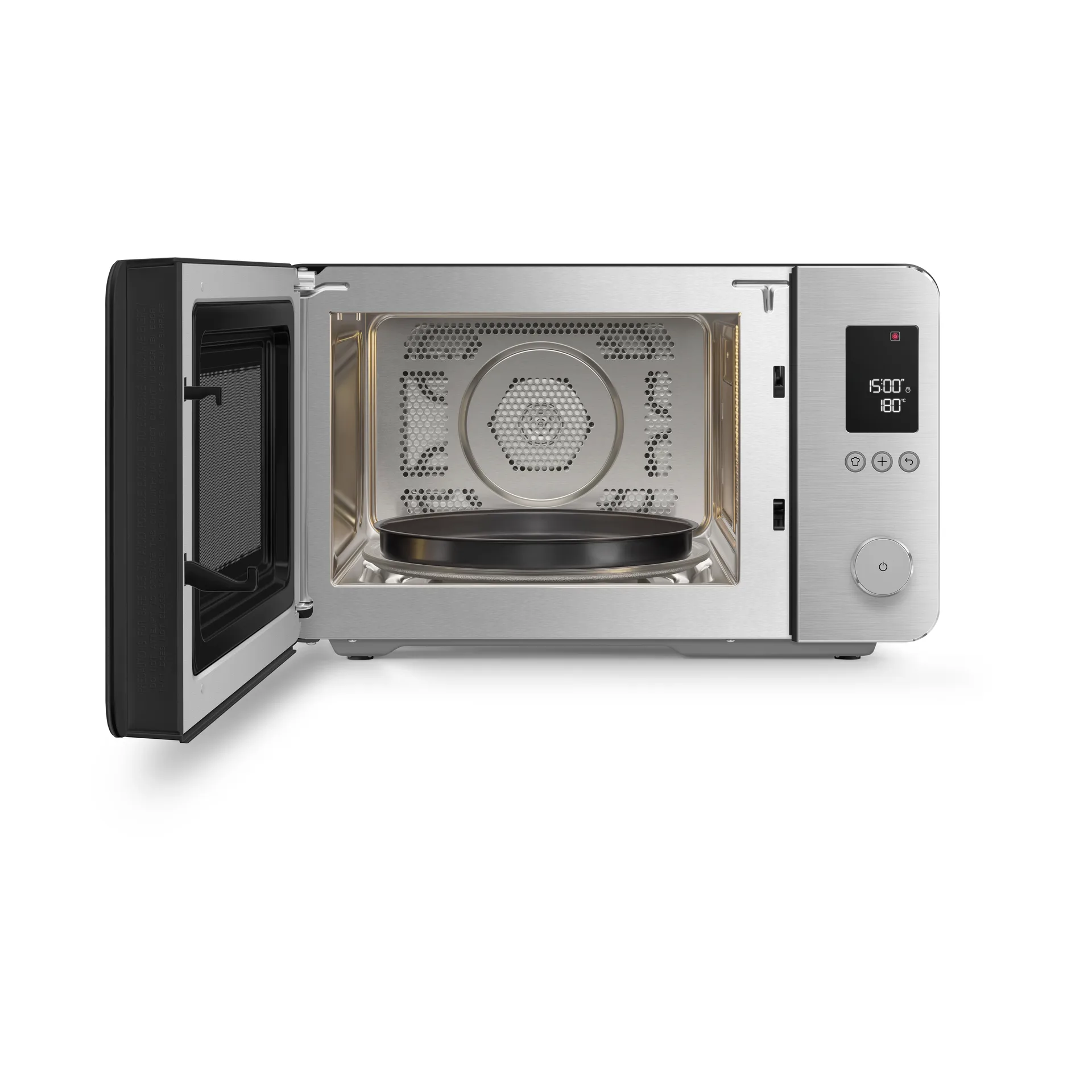 Smeg mikrobølgeovn med varmluft, Sort Smeg