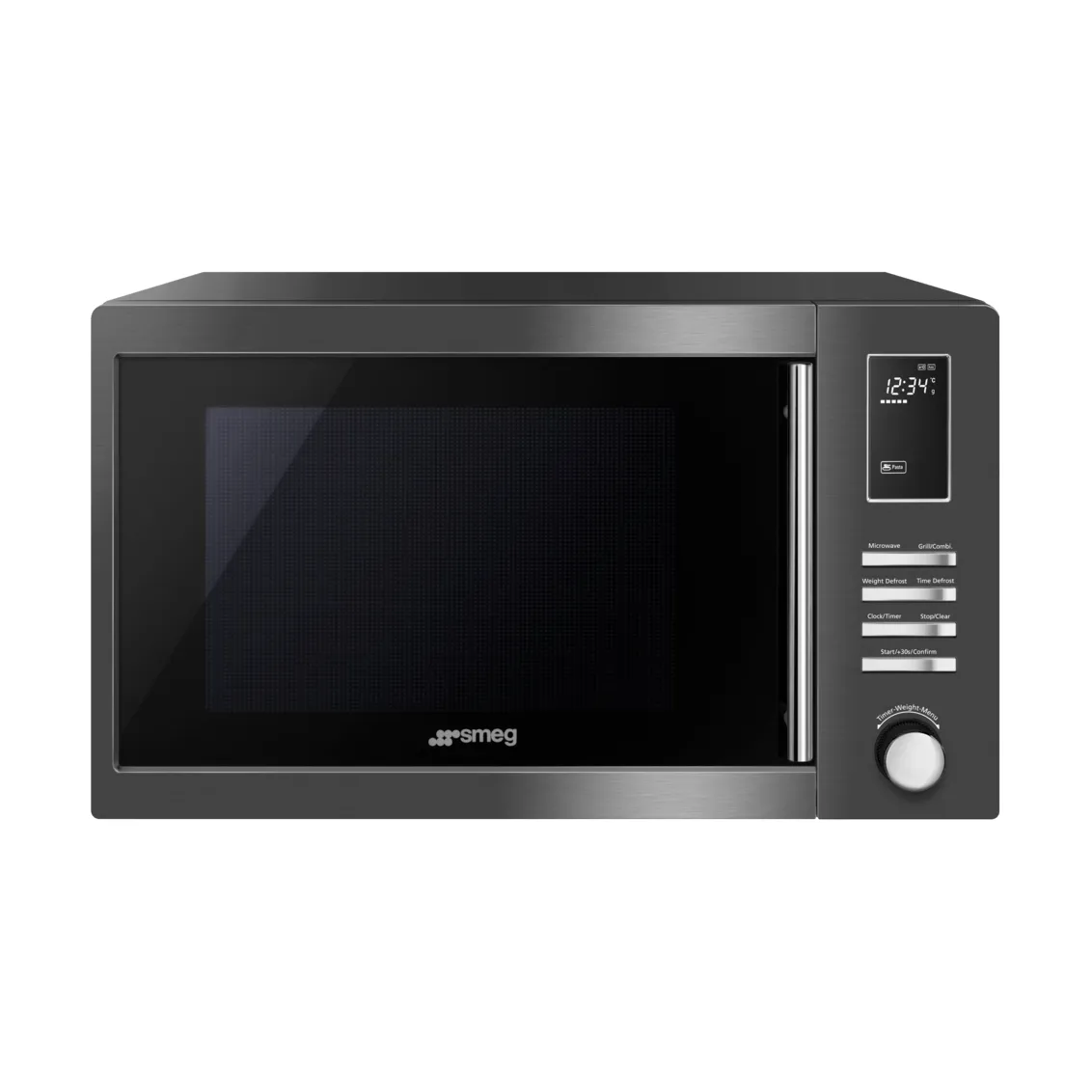 Smeg mikrobølgeovn MOE25B, Sort Smeg