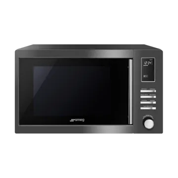 Smeg mikrobølgeovn MOE25B - Sort - Smeg