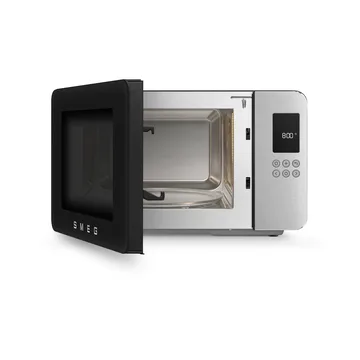 Smeg mikrobølgeovn - Sort - Smeg