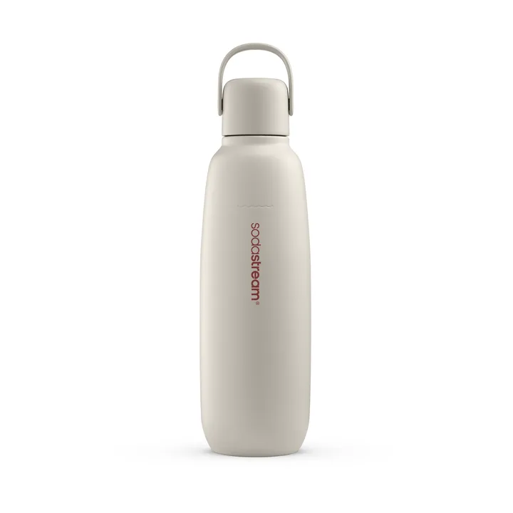 Fizz & Go flaske - Sand-rustfrit stål, 0,9 L - Sodastream