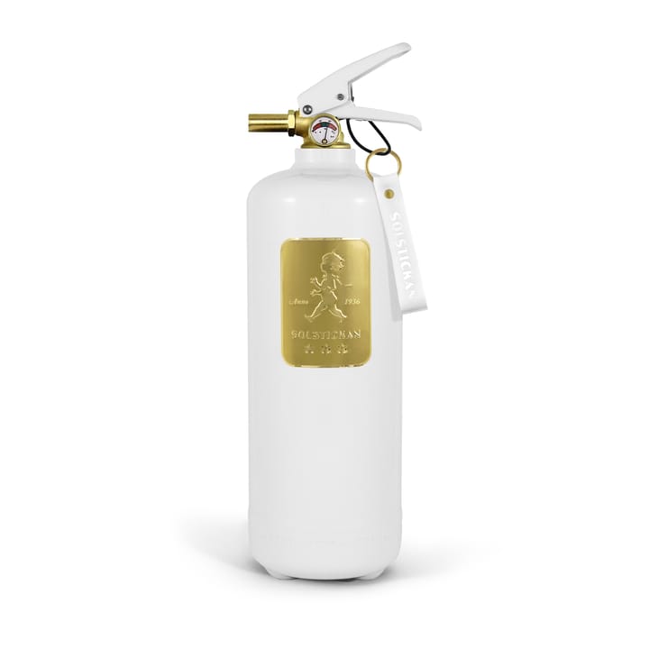 Solstickan brandslukker 2 kg - Hvid/Guld - Solstickan Design