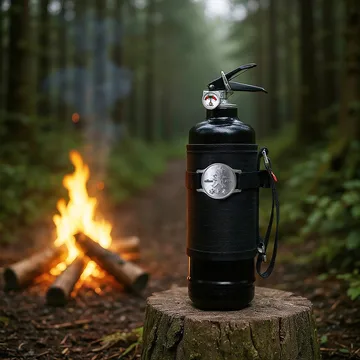 Solstickan brandslukker, Outdoor edition 6 kg - Sort - Solstickan Design