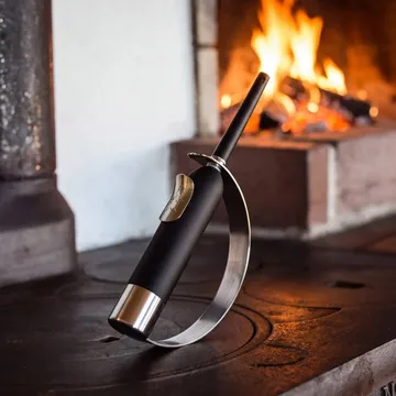 Solstickan eldklinge lighter - Sort-sølv - Solstickan Design