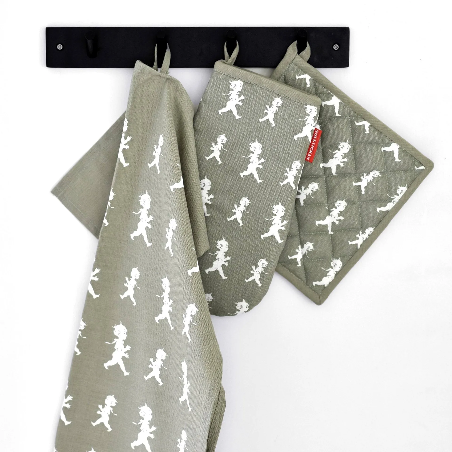 Solstickan grillhandske 22x30 cm, Grøn Solstickan Design