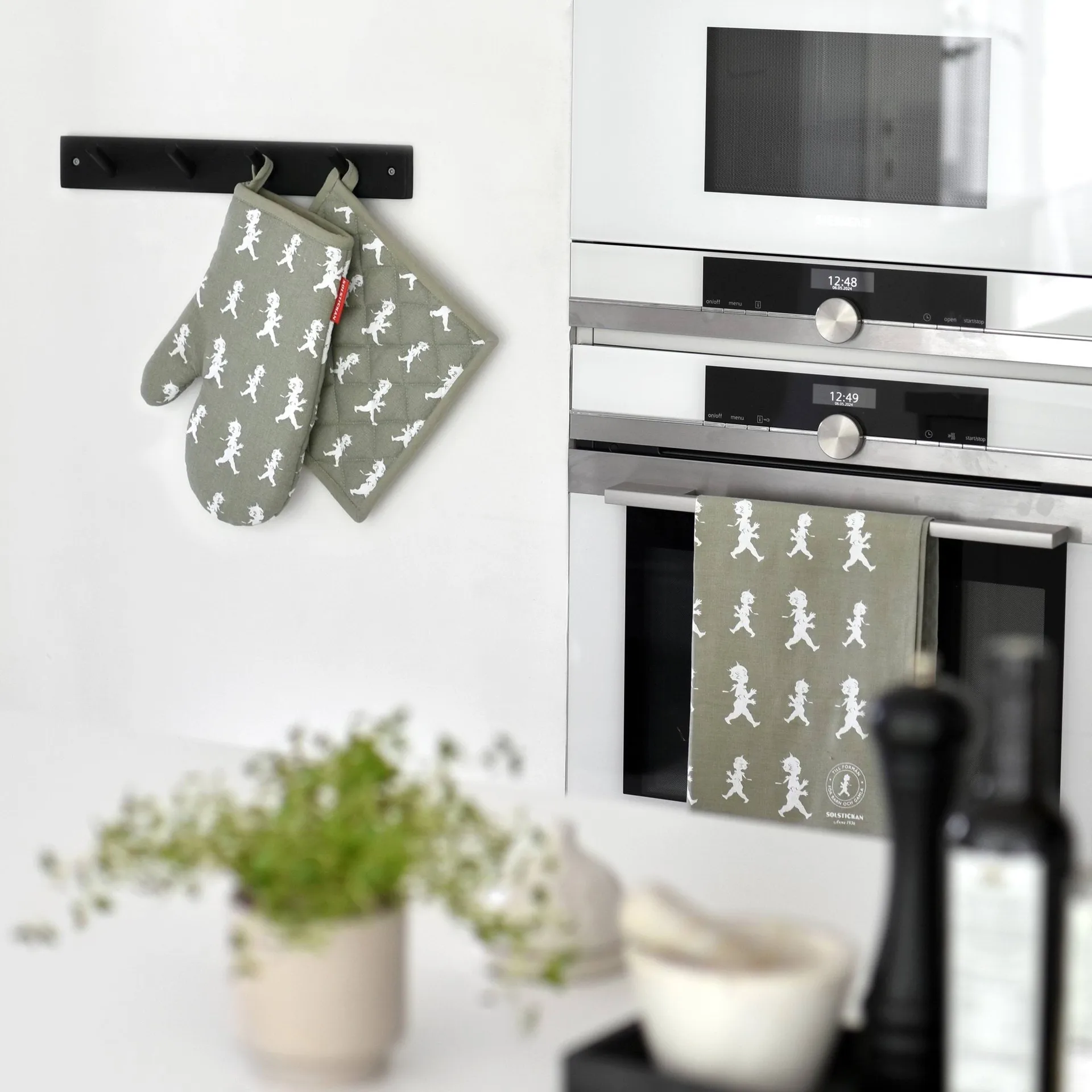 Solstickan grillhandske 22x30 cm, Grøn Solstickan Design