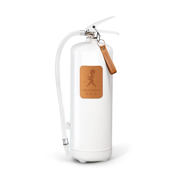 Solstickan ildslukker 6 kg - Hvid-lyst læder - Solstickan Design