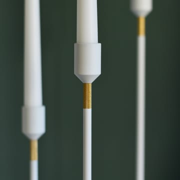 Three Stars lysestage M 27 cm - Hvid - Solstickan Design