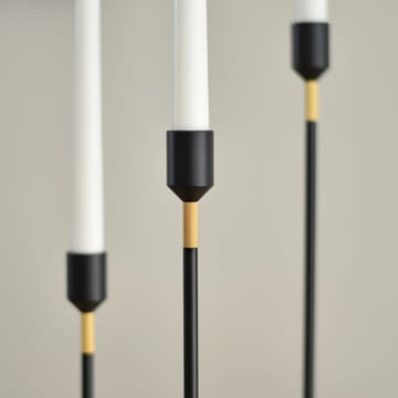 Three Stars lysestage S 19 cm - Sort - Solstickan Design