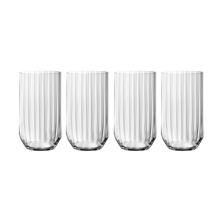 Linear long drink glas 44,5 cl 4-pak - Klar - Spiegelau