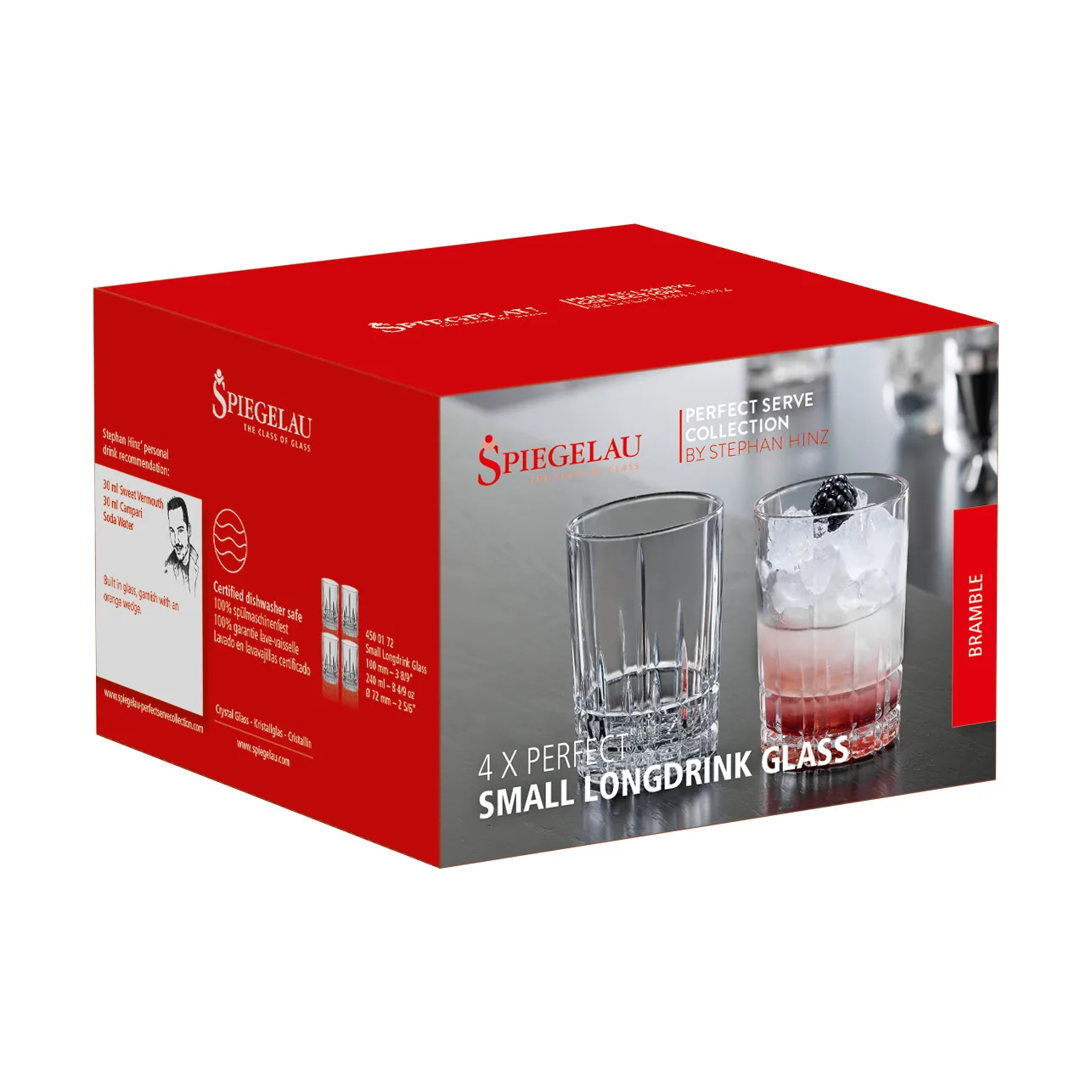 Perfect Serve longdrinkglas – 24 cl – 4 stk., klar Spiegelau