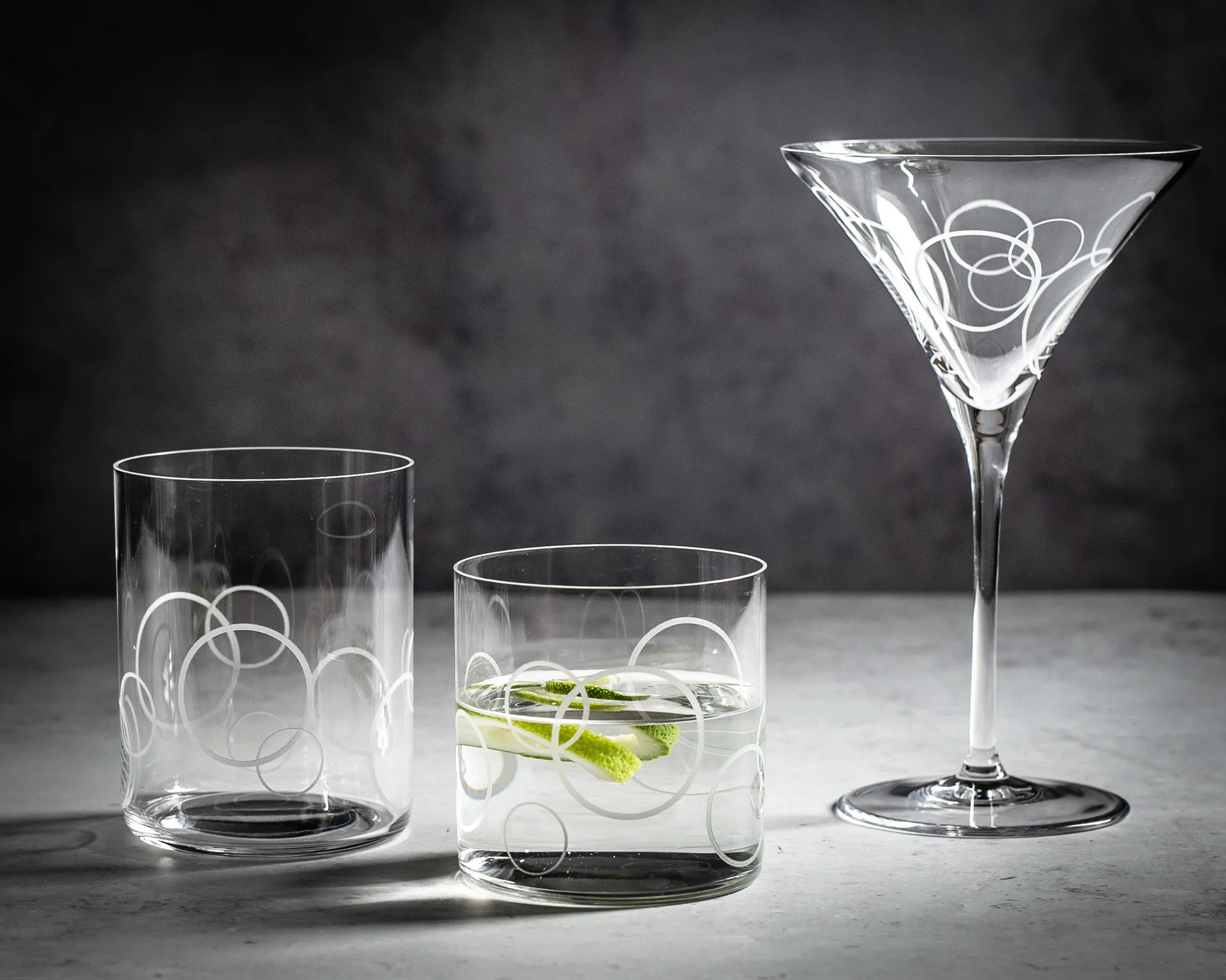 Signature cocktailglas 22 cl 2-pak, Circles Spiegelau