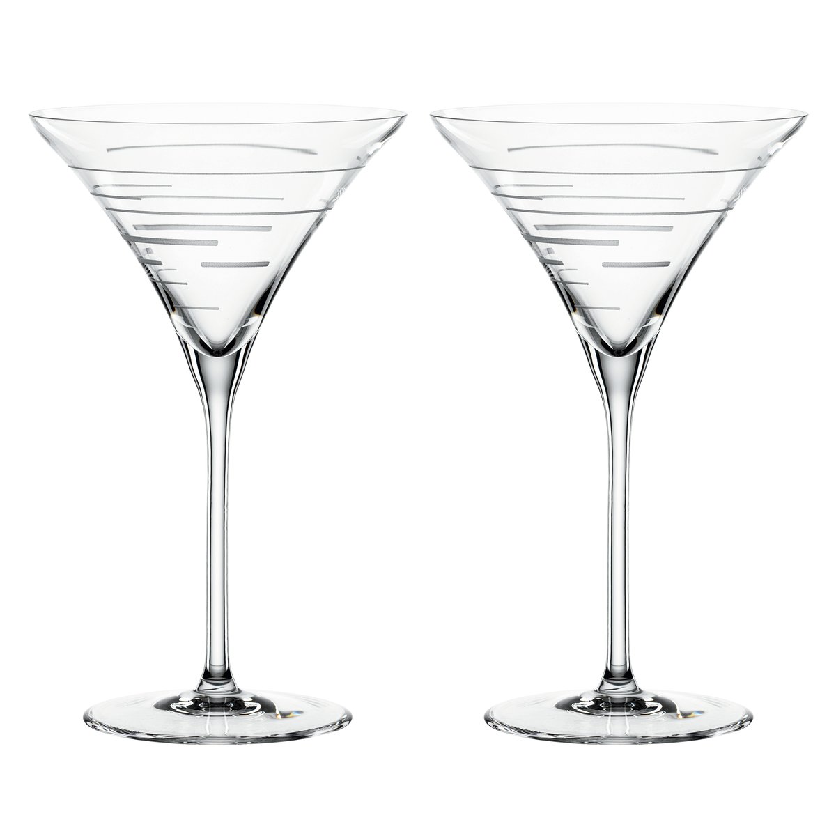 Spiegelau Signature cocktailglas 22 cl 2-pak Lines (4003322297727)