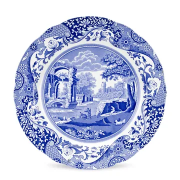 Blå italiensk buffettallerken - 30 cm - Spode