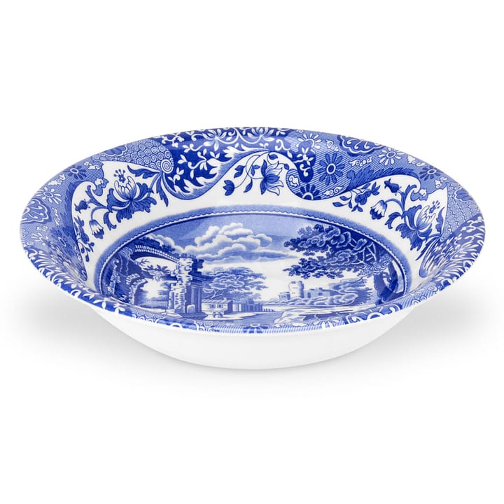 Blå italiensk morgenmadsskål - 20 cm - Spode