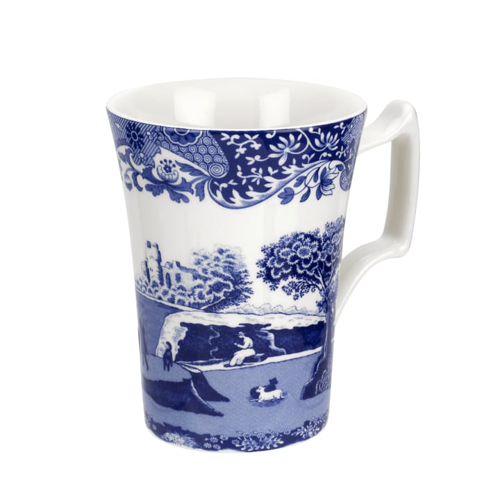 Blåt italiensk hyttekrus - 28 cl - Spode