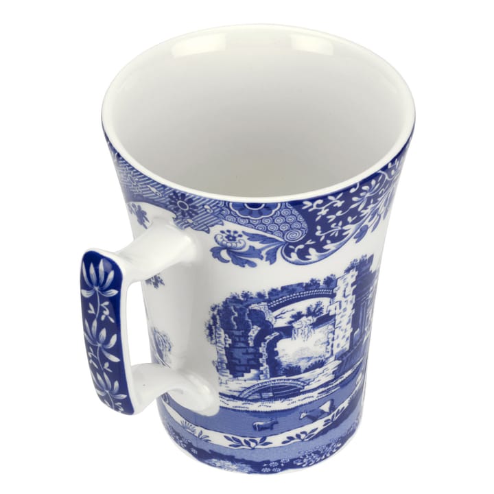 Blåt italiensk hyttekrus, 28 cl Spode