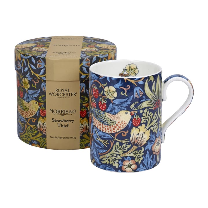 Strawberry Thief krus 35 cl, Indigo/Mineral Spode