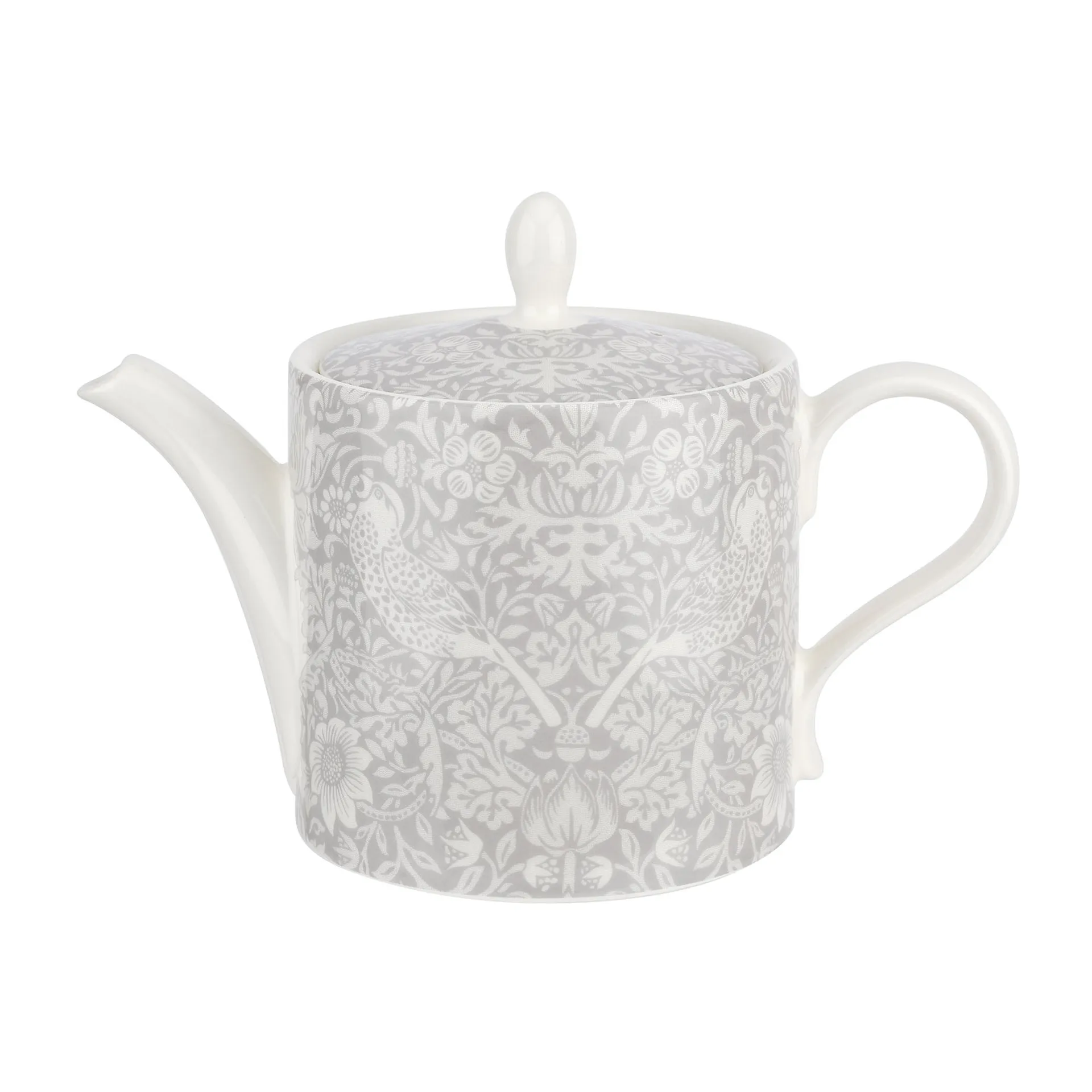 Strawberry Thief tekande 1,1 L, Grey Spode