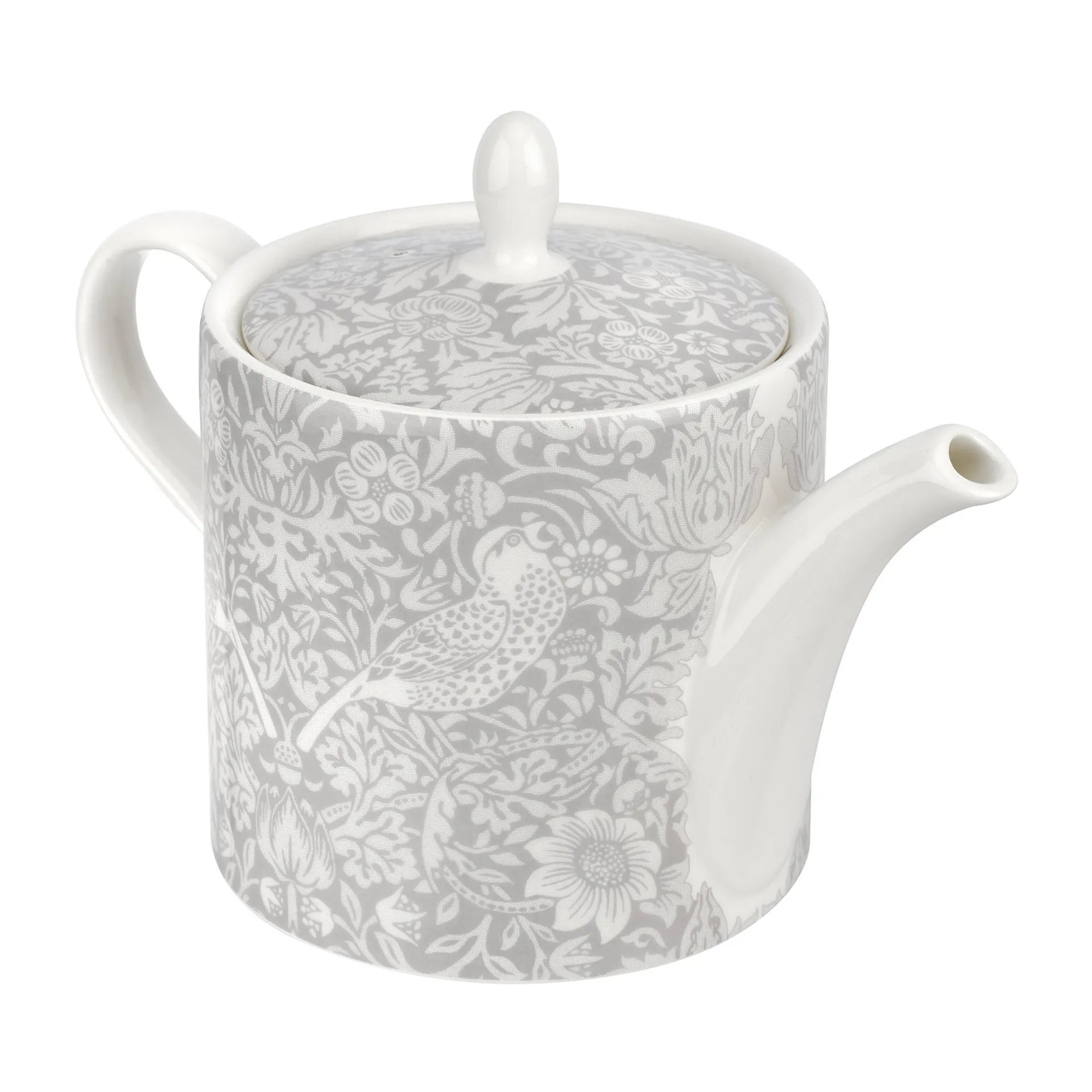 Strawberry Thief tekande 1,1 L, Grey Spode