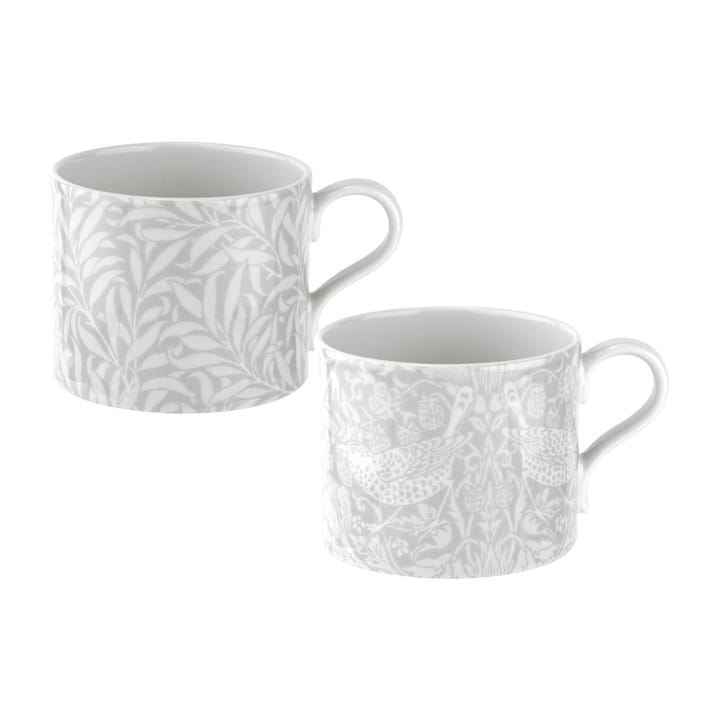 Strawberry Thief & Willow Bough krus 34 cl 2 dele, Grey Spode