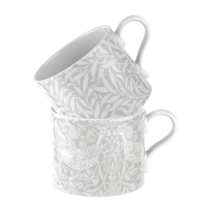Strawberry Thief & Willow Bough krus 34 cl 2 dele, Grey Spode