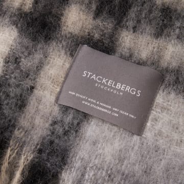 Mohair plaid - Black & Skiffer Check - Stackelbergs