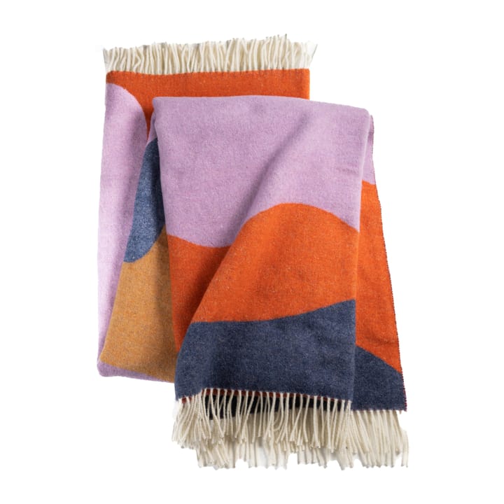 Wave plaid, Coral, ochra, blue & lilac Stackelbergs