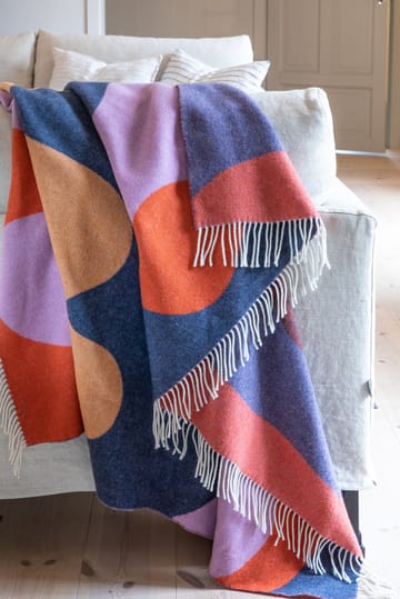 Wave plaid - Coral, ochra, blue & lilac - Stackelbergs
