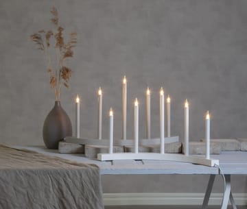 Accent adventslysestage - Grå - Star Trading