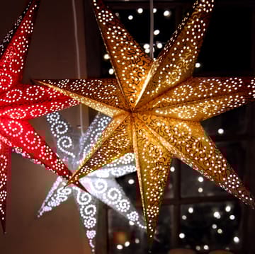 Antique Adventstjerne 60 cm - guld - Star Trading