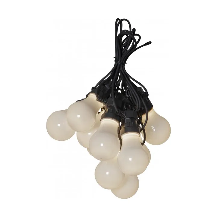 Circus lyskæde 4,05 m - Hvid - Star Trading