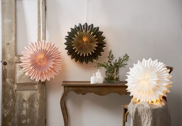 Crystal adventsstjerne Ø55 cm - Grøn - Star Trading