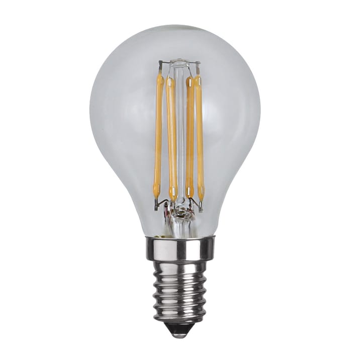Dæmpbar E14 LED-pære filament clear, 4,5 cm, 2700K Star Trading