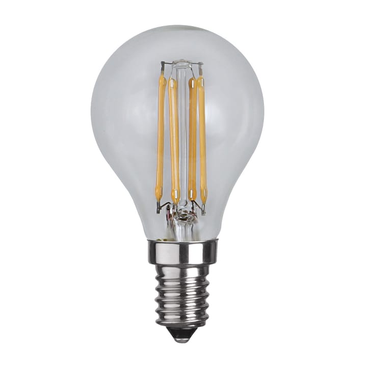 Dæmpbar E14 LED-pære filament clear - 4,5 cm, 2700K - Star Trading