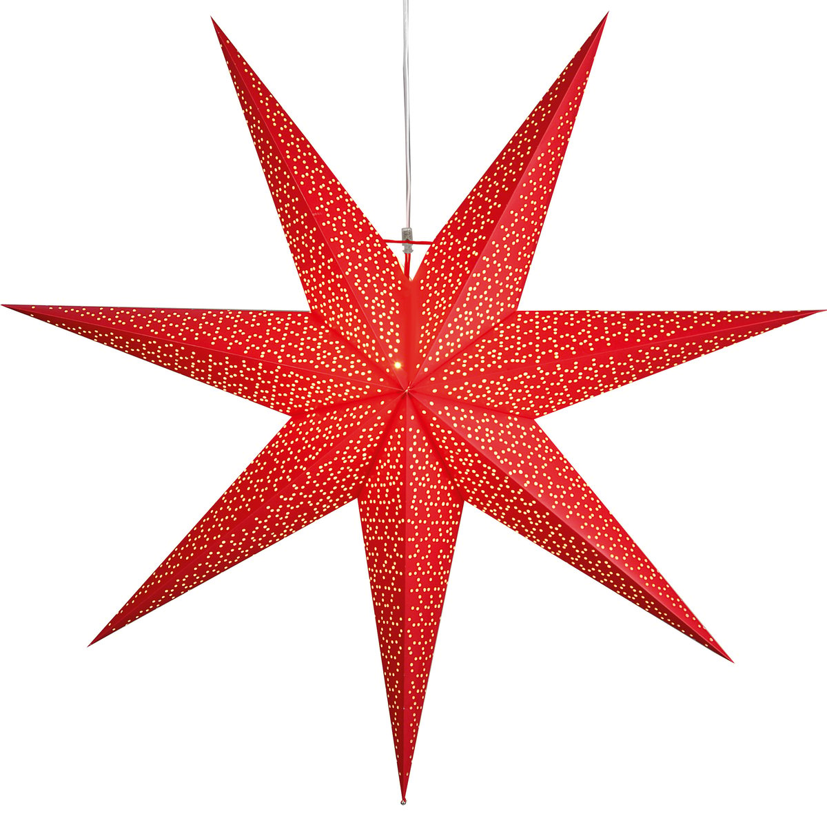 Star Trading Dot adventsstjerne 100 cm Rød