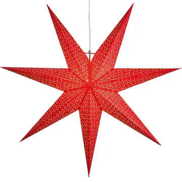 Dot adventsstjerne 100 cm - Rød - Star Trading