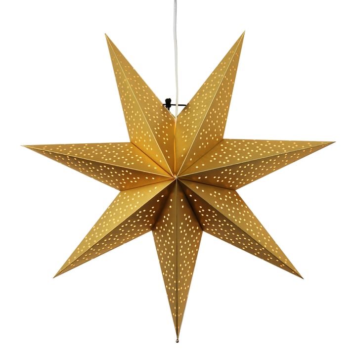 Dot adventsstjerne 54 cm - Guld - Star Trading