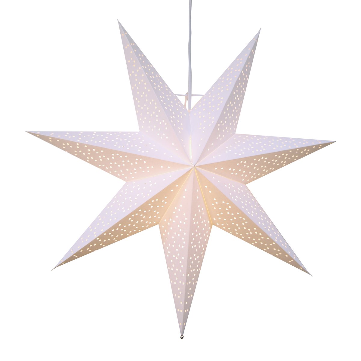 Star Trading Dot adventsstjerne 54 cm Hvid