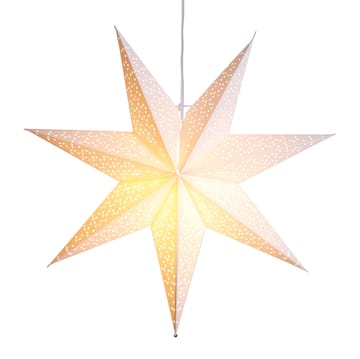 Dot adventsstjerne 54 cm - Hvid - Star Trading