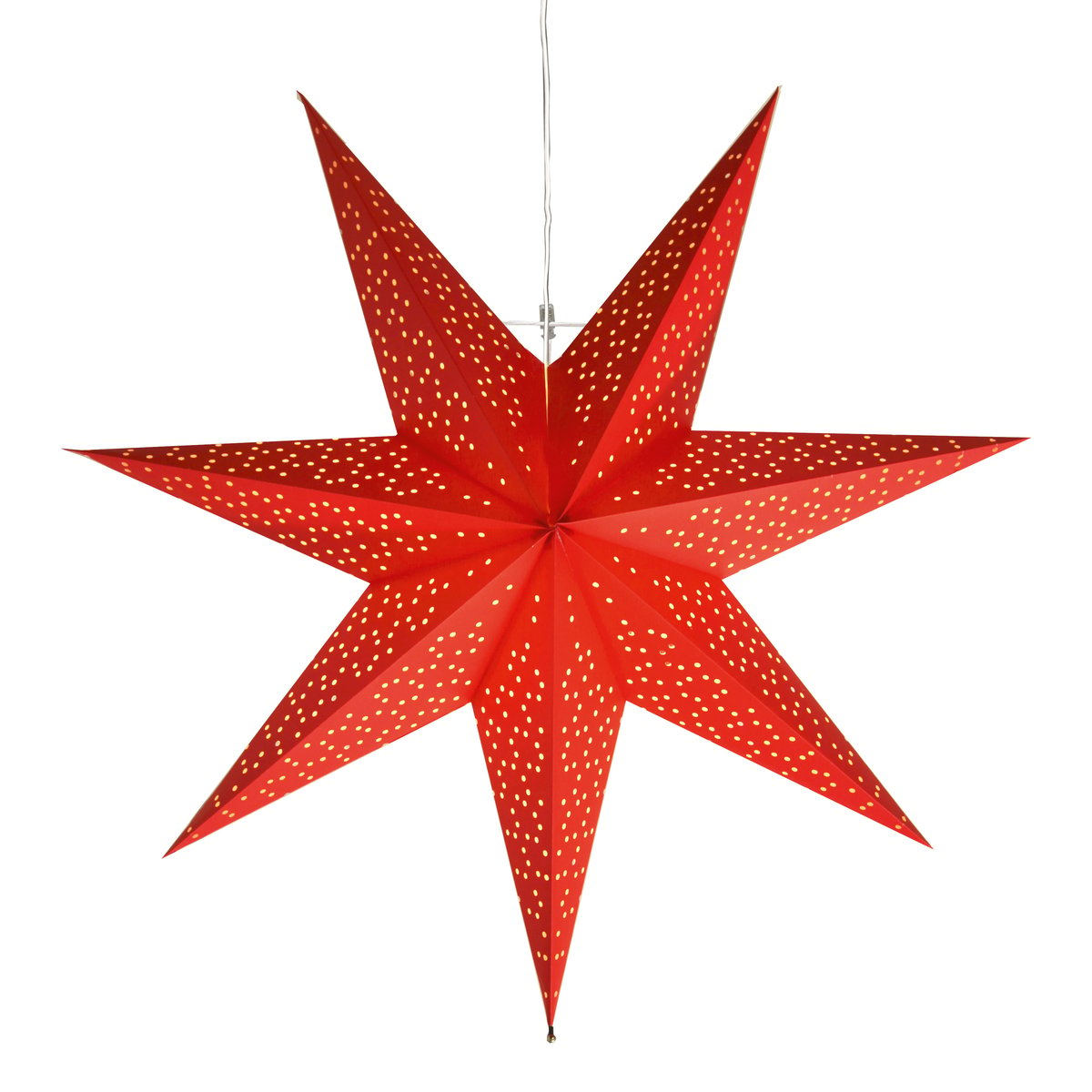 Star Trading Dot adventsstjerne 54 cm Rød