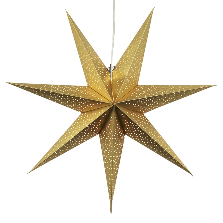 Dot adventsstjerne 70 cm - Guld - Star Trading