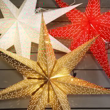 Dot adventsstjerne 70 cm - Guld - Star Trading