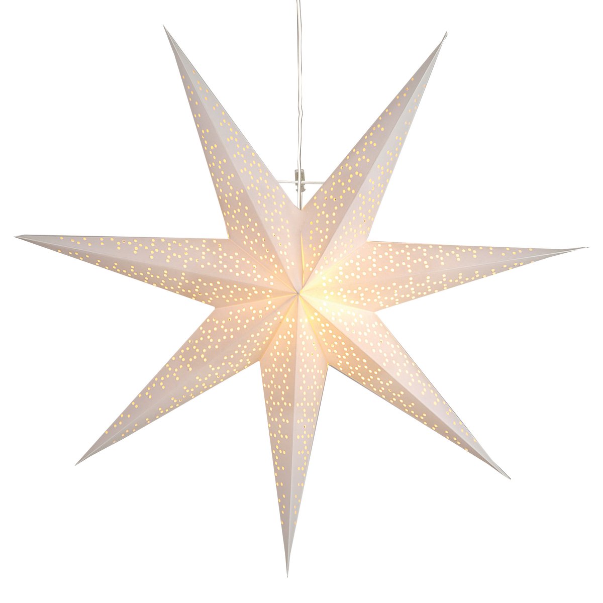 Star Trading Dot adventsstjerne 70 cm Hvid