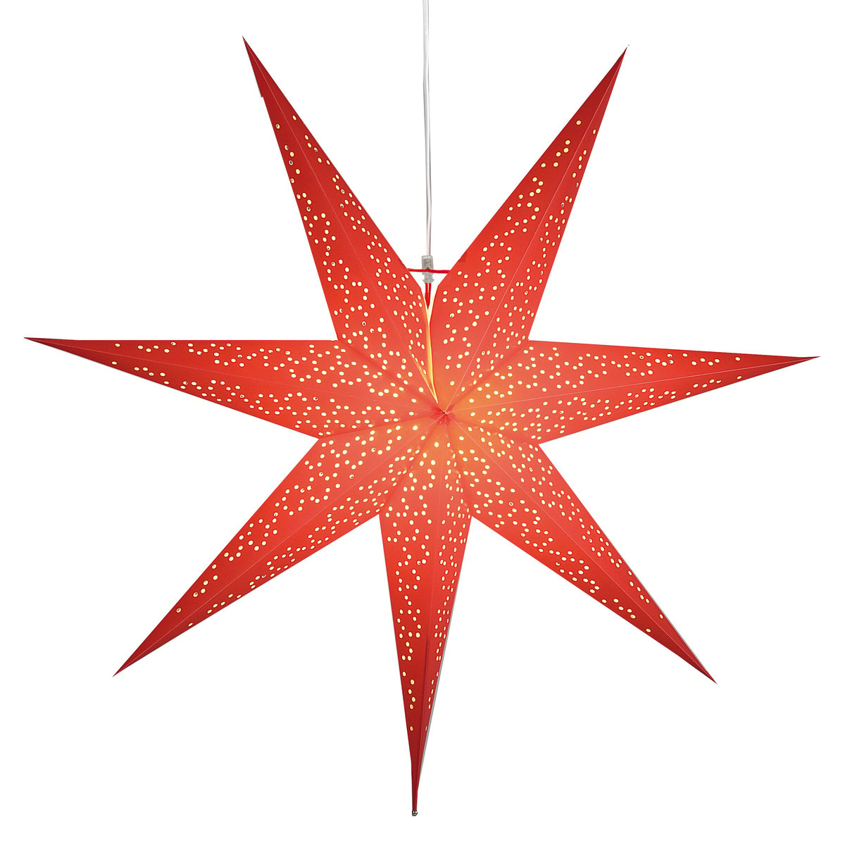 Star Trading Dot adventsstjerne 70 cm Rød
