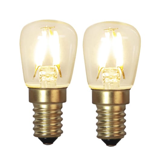 E14 LED soft glow 2 stk - 2,6 cm 2100K - Star Trading