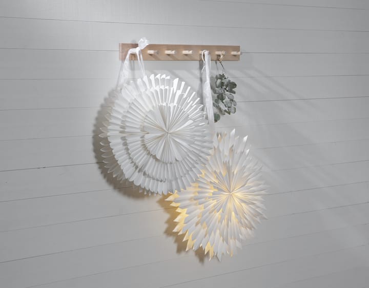 Frost adventsstjerne Ø50 cm, Hvid Star Trading