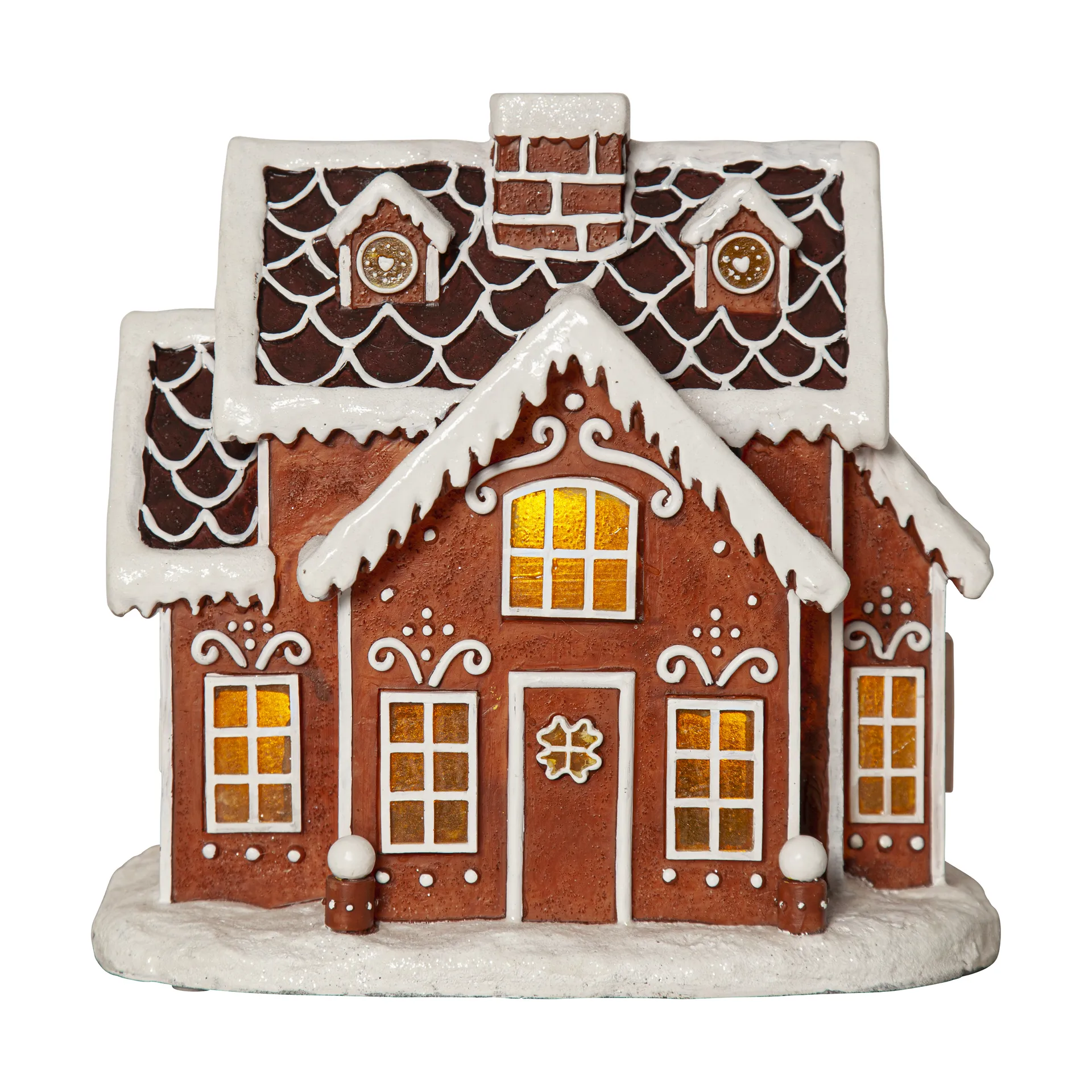 Gingerville panorama julebelysning, Brun Star Trading