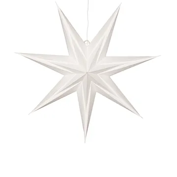Holly papirstjerne 60 cm - Hvid - Star Trading